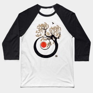 Bonsai Zen Spiral of life Baseball T-Shirt